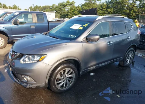 2015 Nissan Rogue Sl из США, поврежденный, VIN 5N1AT2MV6FC875793